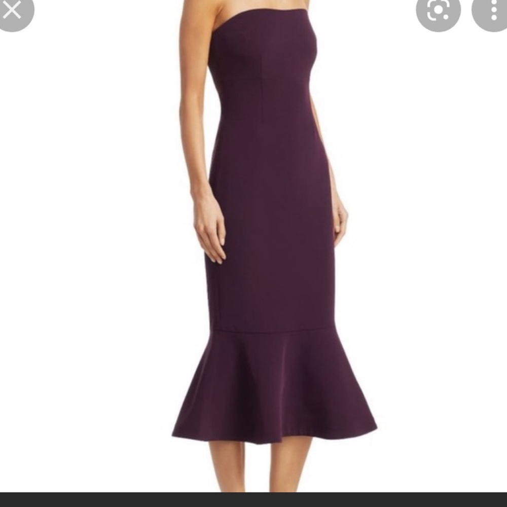 Cinq a sept strapless Luna gown 8